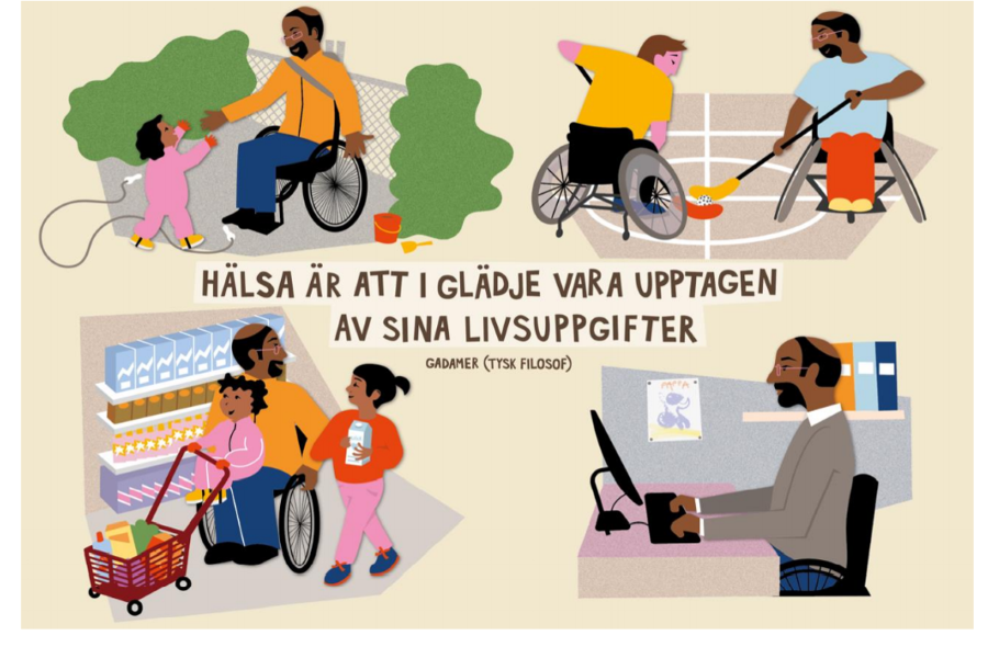 Illustration God och n&auml;ra v&aring;rd